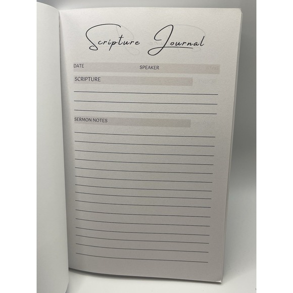 Scripture Journal For Note Taking 50 Pages- Paperback - Picture 3 of 3